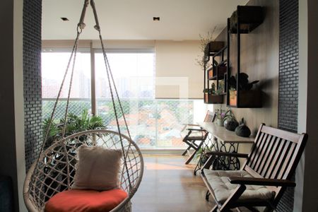 Varanda de apartamento à venda com 2 quartos, 89m² em Brooklin, São Paulo