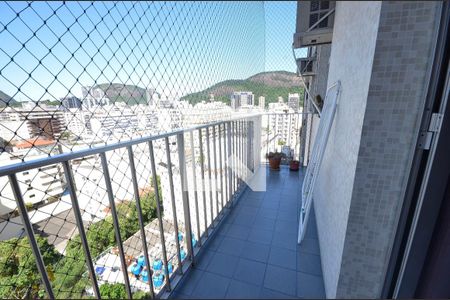 Varanda de apartamento à venda com 2 quartos, 77m² em Botafogo, Rio de Janeiro