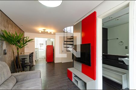 Sala de apartamento à venda com 1 quarto, 75m² em Cidade Baixa, Porto Alegre