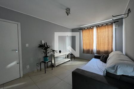 Sala de apartamento à venda com 1 quarto, 40m² em Petrópolis, Porto Alegre