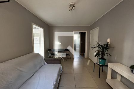 Sala de apartamento à venda com 1 quarto, 40m² em Petrópolis, Porto Alegre