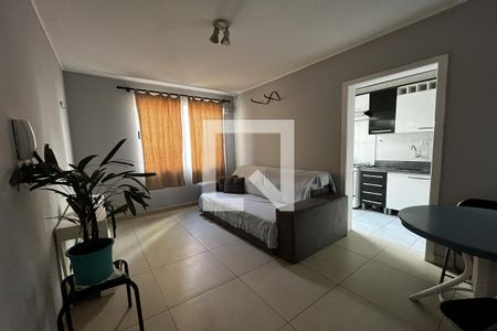 Sala de apartamento à venda com 1 quarto, 40m² em Petrópolis, Porto Alegre