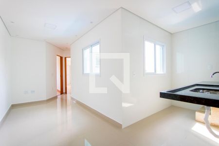 Sala de apartamento para alugar com 2 quartos, 90m² em Vila Camilópolis, Santo André