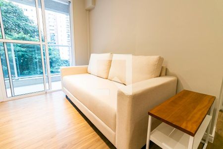 Sala - Sofá de apartamento para alugar com 1 quarto, 45m² em Vila Regente Feijó, São Paulo