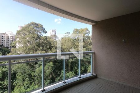 Varanda da Sala de apartamento à venda com 3 quartos, 78m² em Vila Andrade, São Paulo