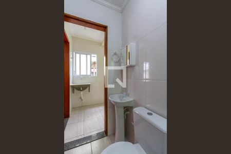 Banheiro de apartamento para alugar com 1 quarto, 34m² em Nova Petrópolis, São Bernardo do Campo