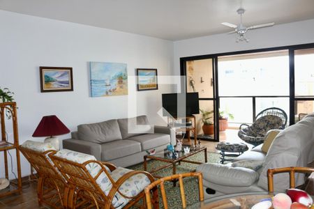 Sala de apartamento para alugar com 4 quartos, 300m² em Barra Funda, Guarujá