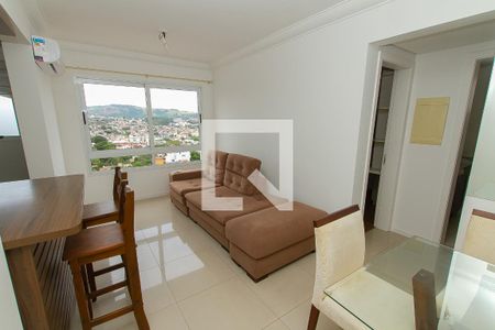 Sala de apartamento à venda com 2 quartos, 55m² em Petrópolis, Porto Alegre