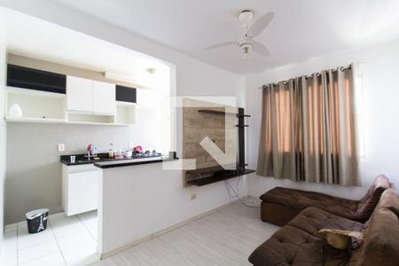 Sala de apartamento para alugar com 2 quartos, 54m² em Bairro da Vossoroca, Sorocaba