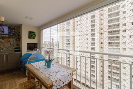 Varanda Gourmet de apartamento à venda com 3 quartos, 114m² em Vila Santo Antonio, Guarulhos