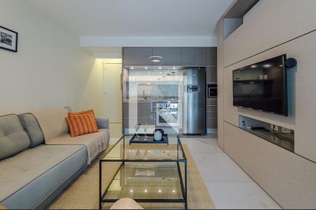 Sala de apartamento à venda com 1 quarto, 40m² em Bela Vista, São Paulo