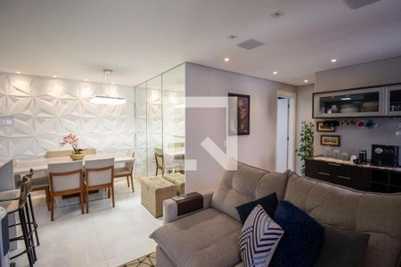 Sala  de apartamento para alugar com 2 quartos, 64m² em Jardim Norma, São Paulo