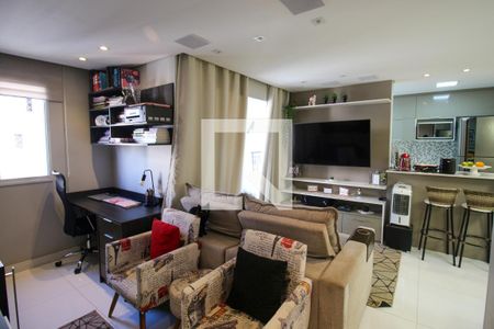 Sala de apartamento para alugar com 2 quartos, 64m² em Jardim Norma, São Paulo