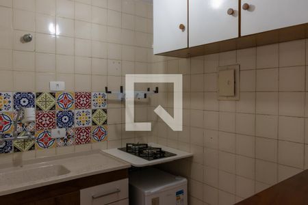 Cozinha de apartamento para alugar com 1 quarto, 32m² em Bela Vista, São Paulo