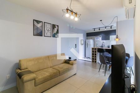 Sala de apartamento para alugar com 1 quarto, 57m² em Parque Rural Fazenda Santa Cândida, Campinas