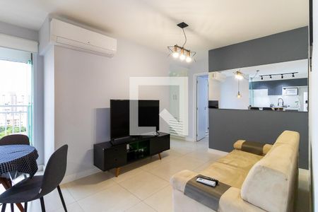 Sala de apartamento para alugar com 1 quarto, 57m² em Parque Rural Fazenda Santa Cândida, Campinas