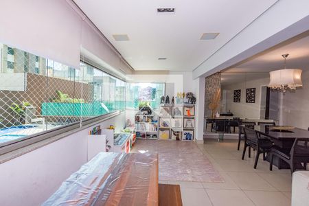 Varanda da Sala de apartamento à venda com 4 quartos, 148m² em Buritis, Belo Horizonte