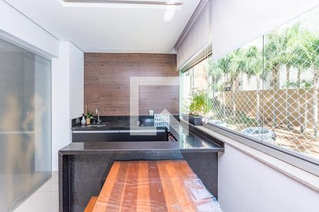 Varanda da Sala de apartamento à venda com 4 quartos, 148m² em Buritis, Belo Horizonte