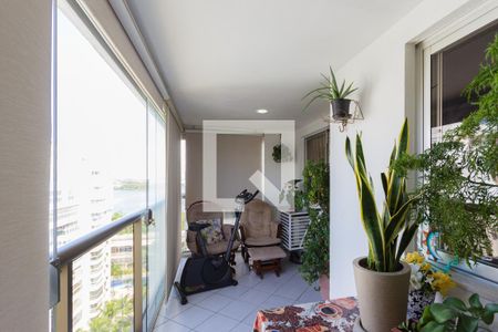 Varanda da Sala de apartamento à venda com 3 quartos, 190m² em Jacarepaguá, Rio de Janeiro