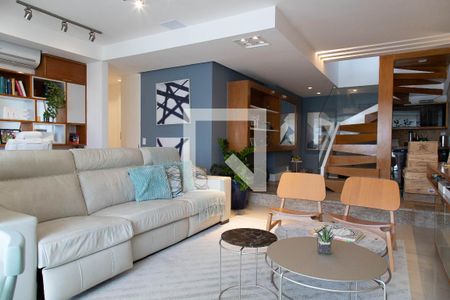 Sala de apartamento à venda com 3 quartos, 187m² em Barra da Tijuca, Rio de Janeiro