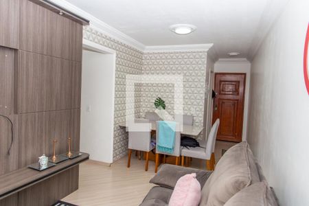 Sala de apartamento para alugar com 3 quartos, 67m² em Canhema, Diadema