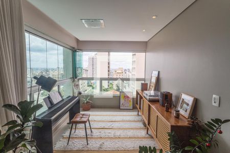 Sala de apartamento para alugar com 2 quartos, 86m² em Santo Antônio, Belo Horizonte