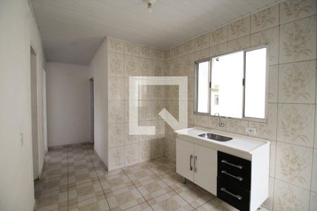 Cozinha de casa para alugar com 1 quarto, 40m² em Jardim Três Marias, São Paulo