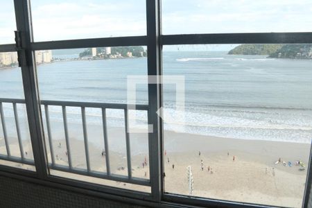 Vista da Sala de apartamento para alugar com 1 quarto, 40m² em Centro, São Vicente