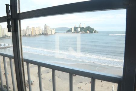 Vista da Sala de apartamento para alugar com 1 quarto, 40m² em Centro, São Vicente