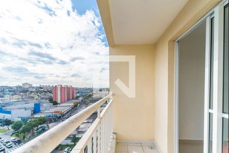 Varanda da Sala de apartamento para alugar com 3 quartos, 61m² em Jardim Santo André, Santo André