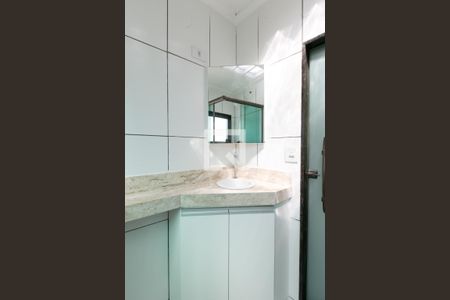 Detalhe banheiro de kitnet/studio para alugar com 1 quarto, 40m² em Jardim Nossa Senhora do Carmo, São Paulo