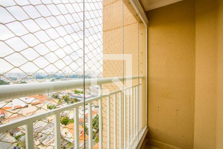 Varanda da sala de apartamento para alugar com 2 quartos, 50m² em Utinga, Santo André