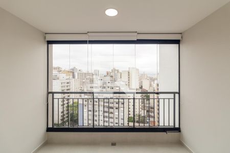 Varanda de kitnet/studio para alugar com 1 quarto, 33m² em Vila Buarque, São Paulo