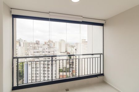 Varanda de kitnet/studio para alugar com 1 quarto, 33m² em Vila Buarque, São Paulo