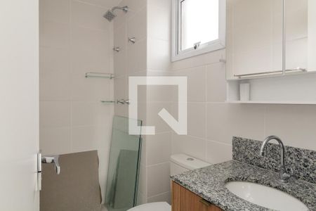 Banheiro de kitnet/studio para alugar com 1 quarto, 33m² em Vila Buarque, São Paulo