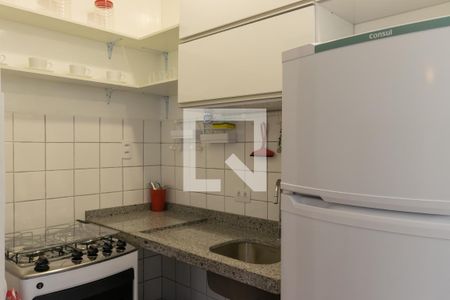 Cozinha de kitnet/studio à venda com 1 quarto, 27m² em República, São Paulo