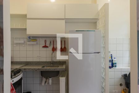 Cozinha de kitnet/studio à venda com 1 quarto, 27m² em República, São Paulo