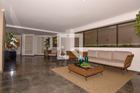 Hall de Entrada de apartamento para alugar com 3 quartos, 145m² em Vila Luis Antônio, Guarujá