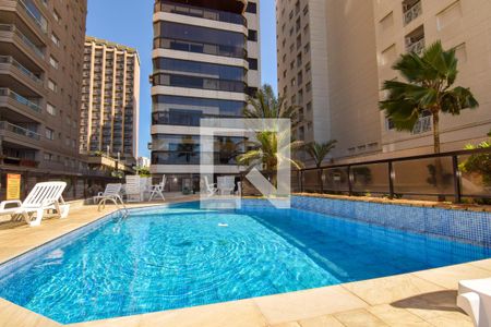 Área Comum - Piscina de apartamento para alugar com 3 quartos, 145m² em Vila Luis Antônio, Guarujá