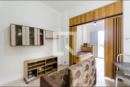 Sala de kitnet/studio para alugar com 1 quarto, 30m² em Itararé, São Vicente