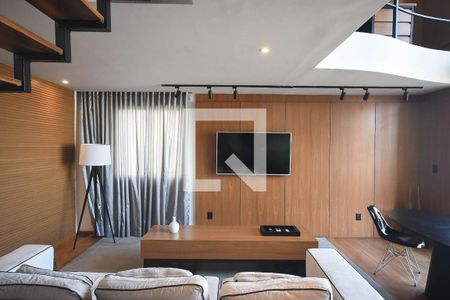 Sala de apartamento à venda com 1 quarto, 84m² em Vila Suzana, São Paulo