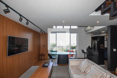 Sala de apartamento à venda com 1 quarto, 84m² em Vila Suzana, São Paulo