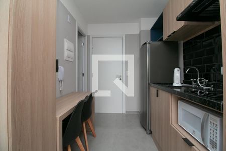 Cozinha de apartamento à venda com 1 quarto, 24m² em Cidade Mãe do Céu, São Paulo