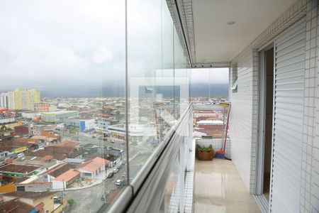 Varanda da Sala de apartamento para alugar com 2 quartos, 60m² em Ocian, Praia Grande