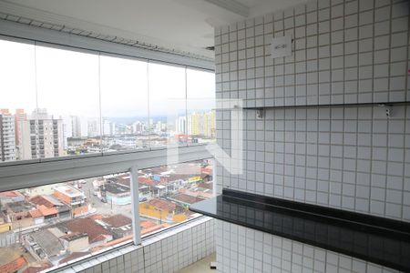 Sala / vista de apartamento para alugar com 2 quartos, 60m² em Ocian, Praia Grande