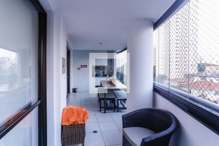 Varanda Gourmet de apartamento à venda com 3 quartos, 178m² em Vila Anglo Brasileira, São Paulo