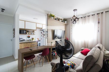 Sala de apartamento para alugar com 2 quartos, 53m² em Vila Haro, Sorocaba