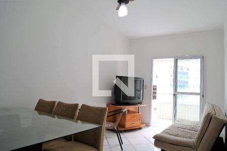 Sala de apartamento para alugar com 2 quartos, 70m² em Guilhermina, Praia Grande