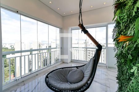 Varanda de apartamento à venda com 3 quartos, 121m² em Jardim Ampliacao, São Paulo