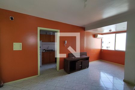 Sala de apartamento à venda com 1 quarto, 60m² em Ideal, Novo Hamburgo